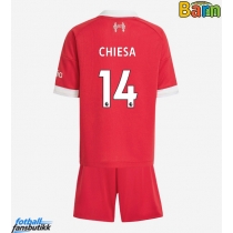 Liverpool Federico Chiesa #14 Hjemmedraktsett Barn 2025-26 Kortermet (+ Korte bukser)